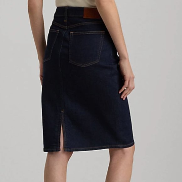 Ralph Lauren Denim Skirt - Picture 3 of 4